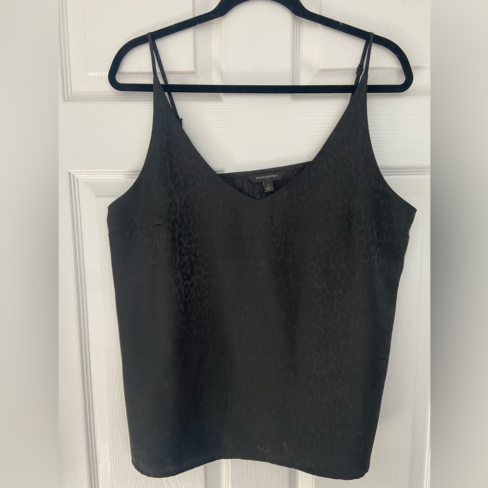 NWOT Black Leopard Banana Republic Camisole